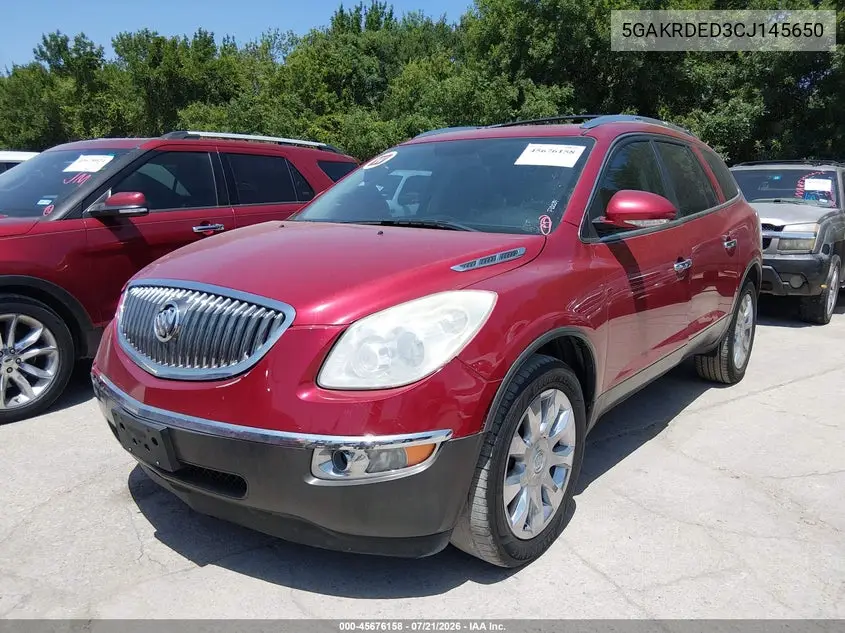 2012 Buick Enclave Premium VIN: 5GAKRDED3CJ145650 Lot: 45676158