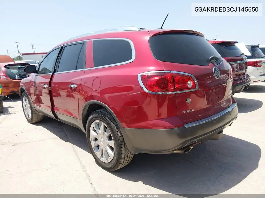 2012 Buick Enclave Premium VIN: 5GAKRDED3CJ145650 Lot: 45676158