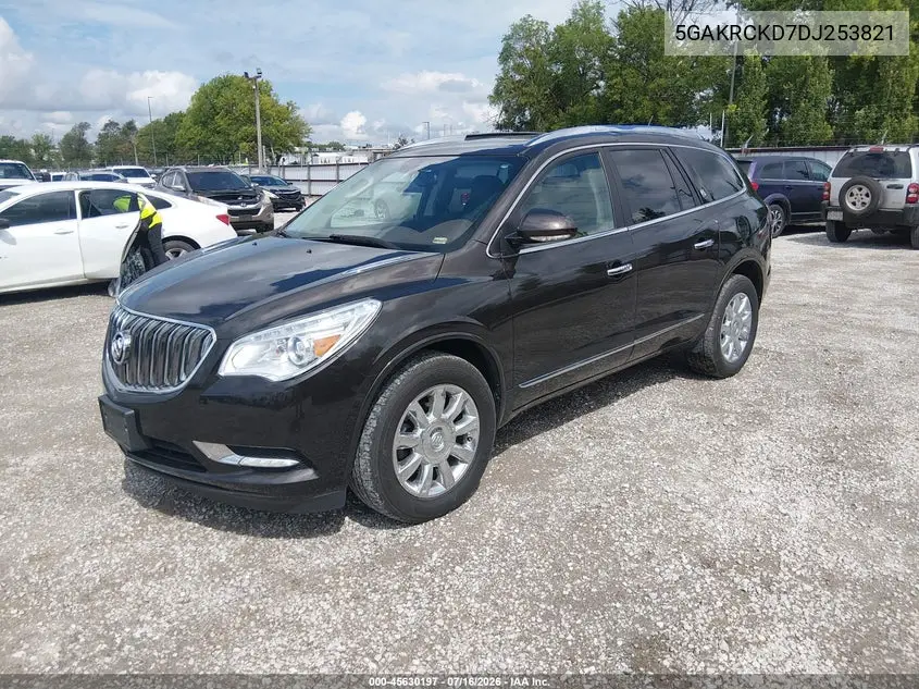 2013 Buick Enclave Leather VIN: 5GAKRCKD7DJ253821 Lot: 45630197