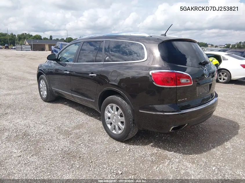 2013 Buick Enclave Leather VIN: 5GAKRCKD7DJ253821 Lot: 45630197