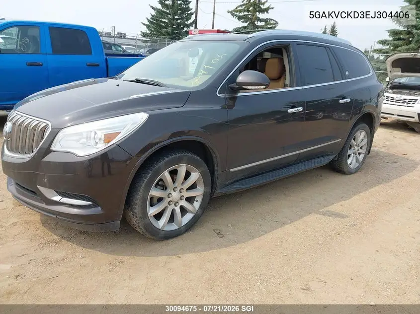 2014 Buick Enclave VIN: 5GAKVCKD3EJ304406 Lot: 30094675