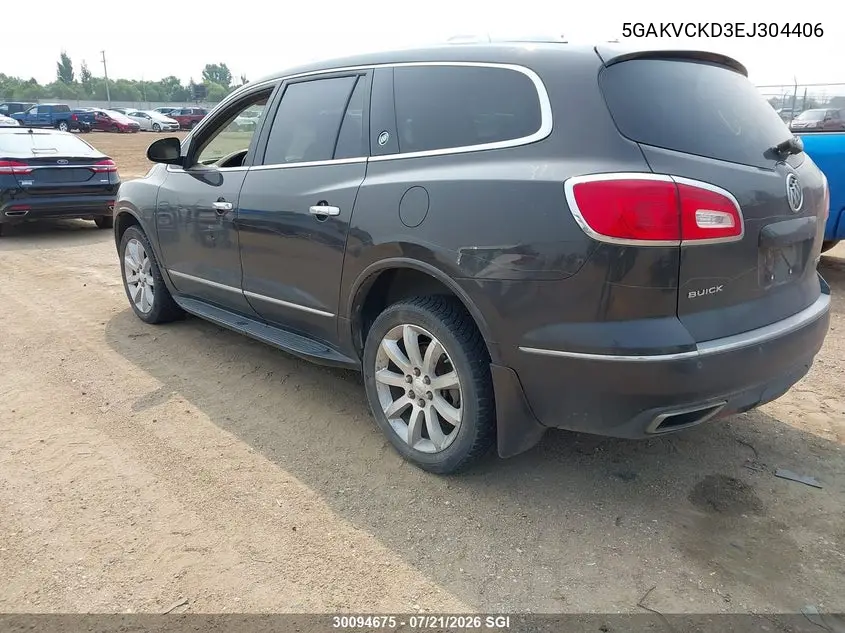 2014 Buick Enclave VIN: 5GAKVCKD3EJ304406 Lot: 30094675