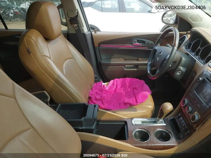 2014 Buick Enclave VIN: 5GAKVCKD3EJ304406 Lot: 30094675