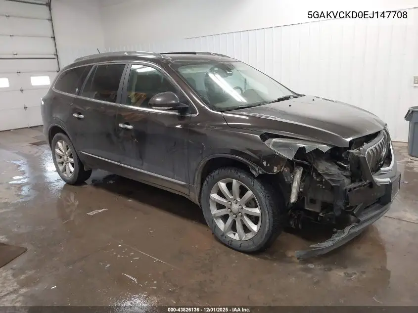5GAKVCKD0EJ147708 2014 Buick Enclave Premium
