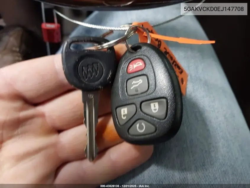5GAKVCKD0EJ147708 2014 Buick Enclave Premium