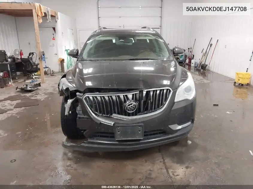 5GAKVCKD0EJ147708 2014 Buick Enclave Premium