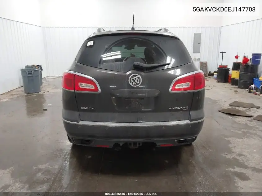 5GAKVCKD0EJ147708 2014 Buick Enclave Premium