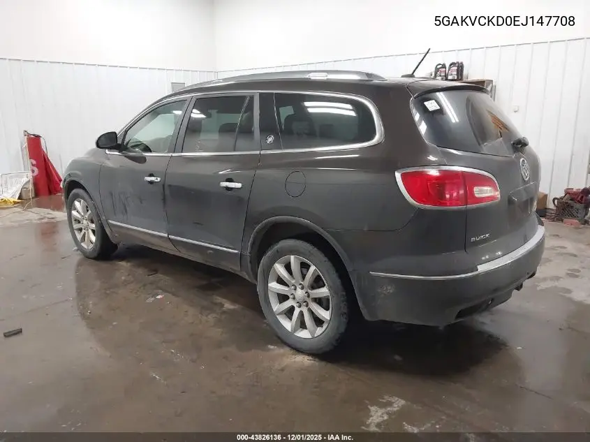 5GAKVCKD0EJ147708 2014 Buick Enclave Premium