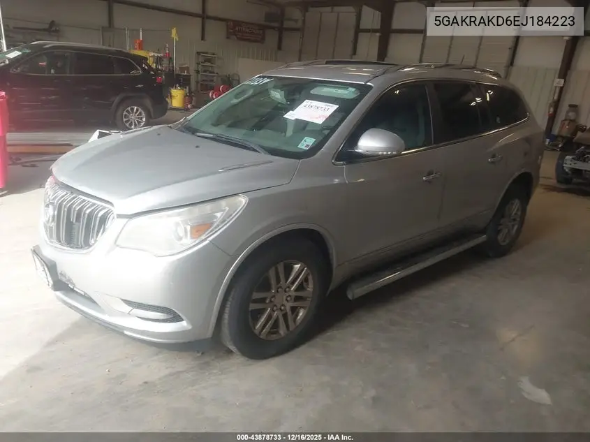 5GAKRAKD6EJ184223 2014 Buick Enclave Convenience