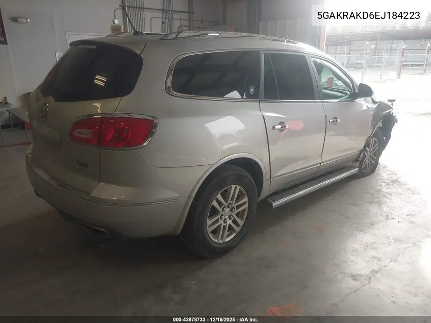 5GAKRAKD6EJ184223 2014 Buick Enclave Convenience