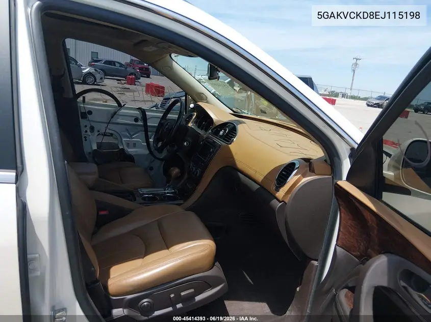 2014 Buick Enclave Premium VIN: 5GAKVCKD8EJ115198 Lot: 45414393