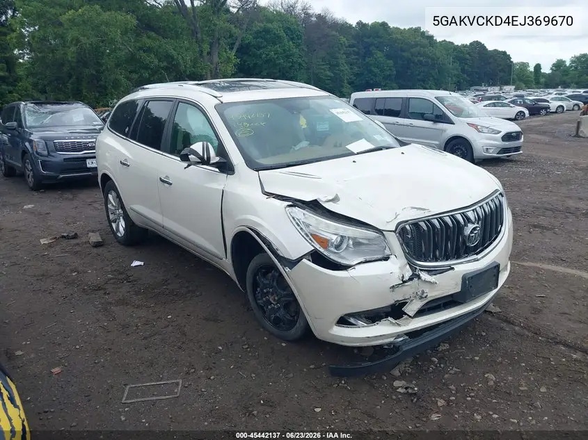 2014 Buick Enclave Premium VIN: 5GAKVCKD4EJ369670 Lot: 45442137