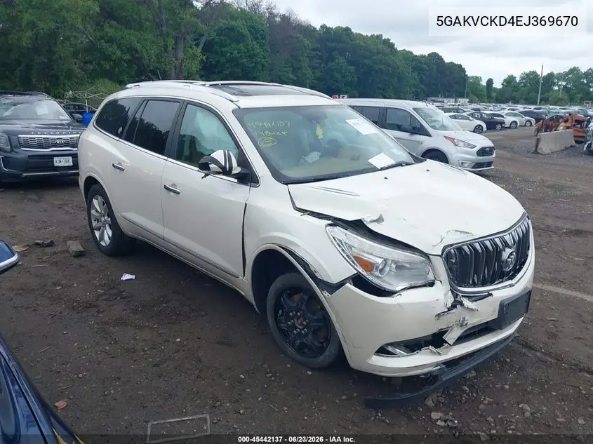 2014 Buick Enclave Premium VIN: 5GAKVCKD4EJ369670 Lot: 45442137