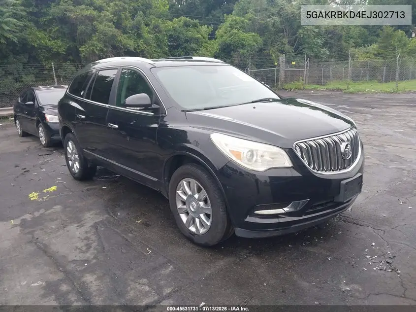 2014 Buick Enclave Leather VIN: 5GAKRBKD4EJ302713 Lot: 45531731