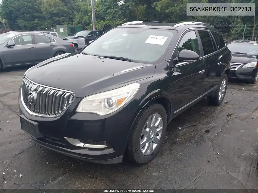 2014 Buick Enclave Leather VIN: 5GAKRBKD4EJ302713 Lot: 45531731