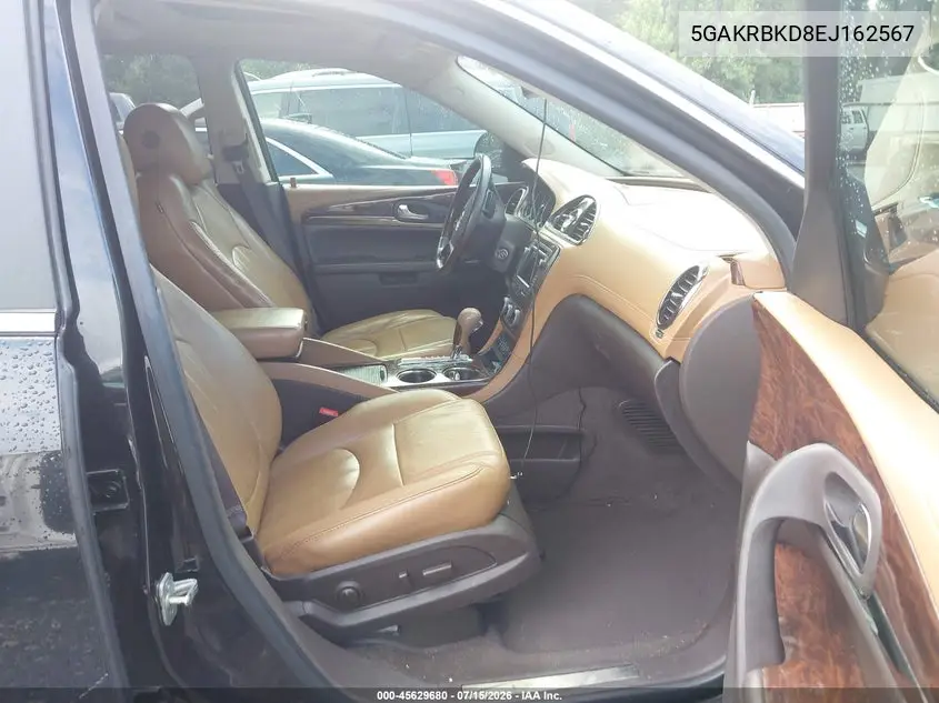 2014 Buick Enclave Leather VIN: 5GAKRBKD8EJ162567 Lot: 45629680