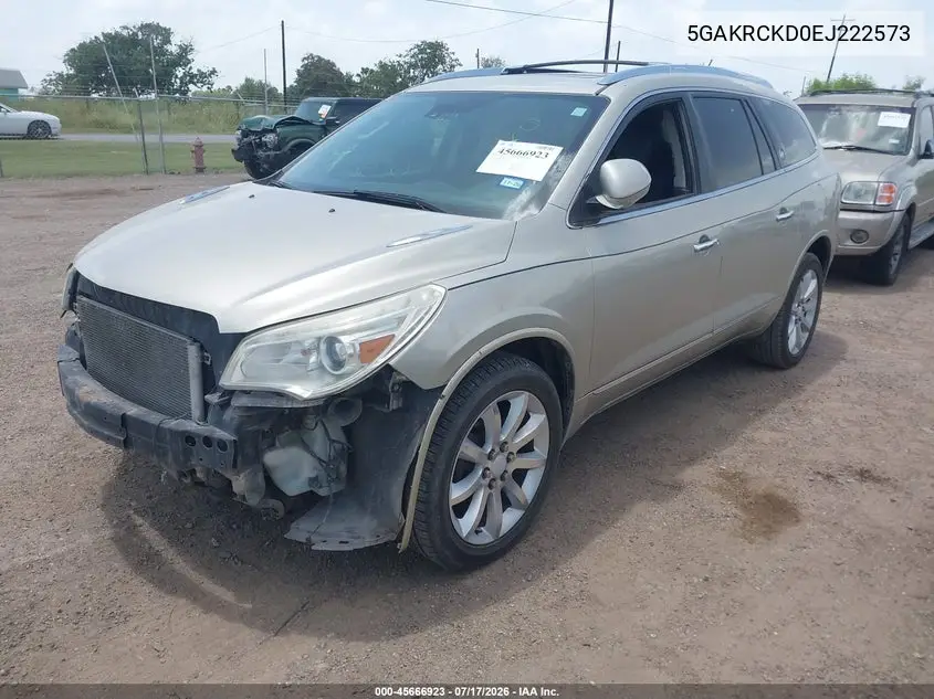 2014 Buick Enclave Premium VIN: 5GAKRCKD0EJ222573 Lot: 45666923