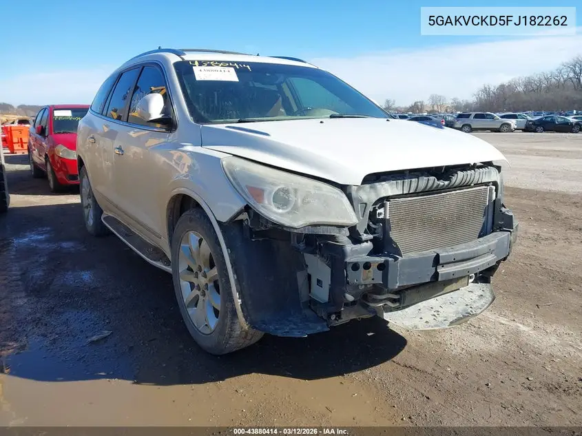 5GAKVCKD5FJ182262 2015 Buick Enclave Premium