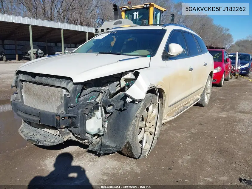 5GAKVCKD5FJ182262 2015 Buick Enclave Premium