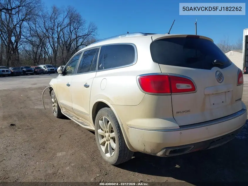 5GAKVCKD5FJ182262 2015 Buick Enclave Premium