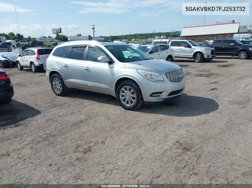 2015 Buick Enclave Leather VIN: 5GAKVBKD7FJ253732 Lot: 45569048