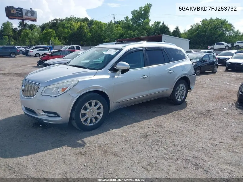2015 Buick Enclave Leather VIN: 5GAKVBKD7FJ253732 Lot: 45569048