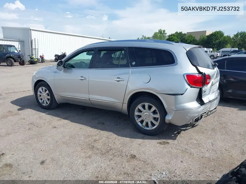 2015 Buick Enclave Leather VIN: 5GAKVBKD7FJ253732 Lot: 45569048