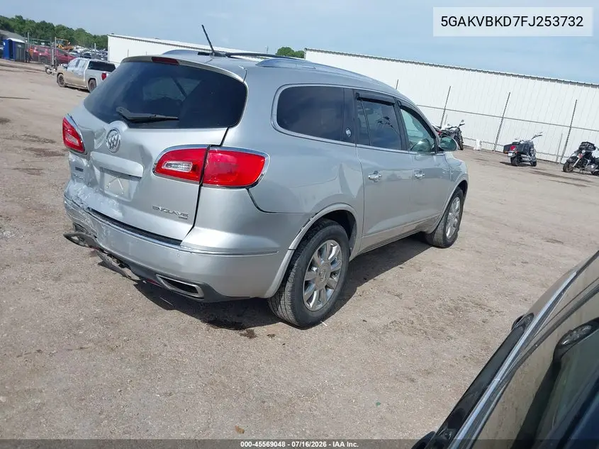 2015 Buick Enclave Leather VIN: 5GAKVBKD7FJ253732 Lot: 45569048