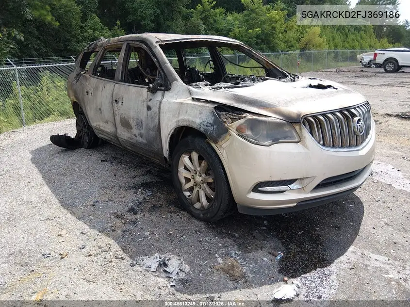 2015 Buick Enclave Premium VIN: 5GAKRCKD2FJ369186 Lot: 45613249