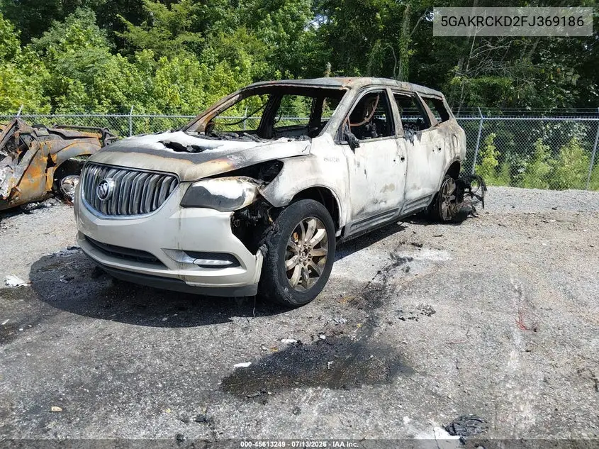 2015 Buick Enclave Premium VIN: 5GAKRCKD2FJ369186 Lot: 45613249