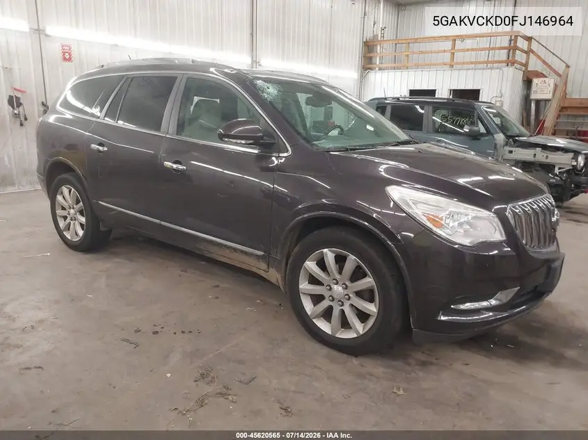 2015 Buick Enclave Premium VIN: 5GAKVCKD0FJ146964 Lot: 45620565