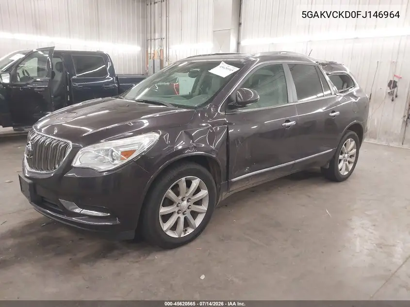 2015 Buick Enclave Premium VIN: 5GAKVCKD0FJ146964 Lot: 45620565