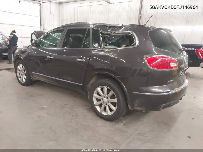 2015 Buick Enclave Premium VIN: 5GAKVCKD0FJ146964 Lot: 45620565