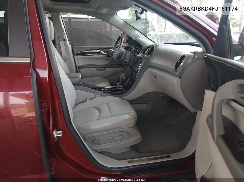 2015 Buick Enclave Leather VIN: 5GAKRBKD4FJ161174 Lot: 45622422