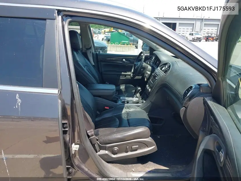 2015 Buick Enclave Leather VIN: 5GAKVBKD1FJ175593 Lot: 45623904