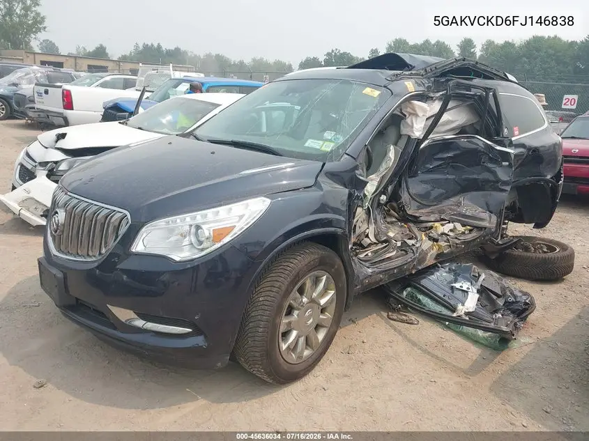2015 Buick Enclave Premium VIN: 5GAKVCKD6FJ146838 Lot: 45636034