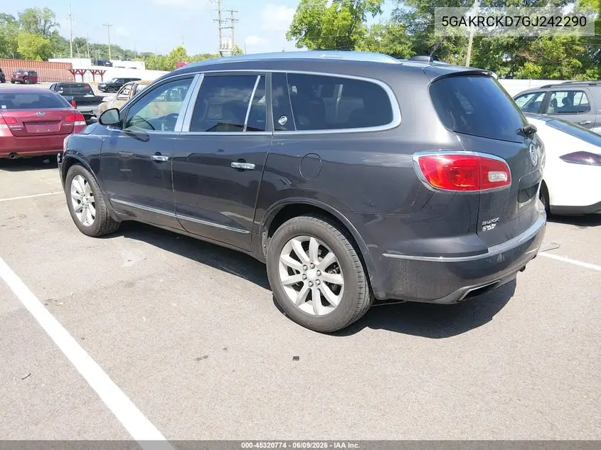 2016 Buick Enclave Premium VIN: 5GAKRCKD7GJ242290 Lot: 45320774