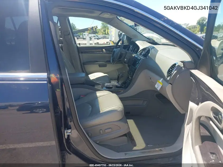 2016 Buick Enclave Leather VIN: 5GAKVBKD4GJ341042 Lot: 45457753