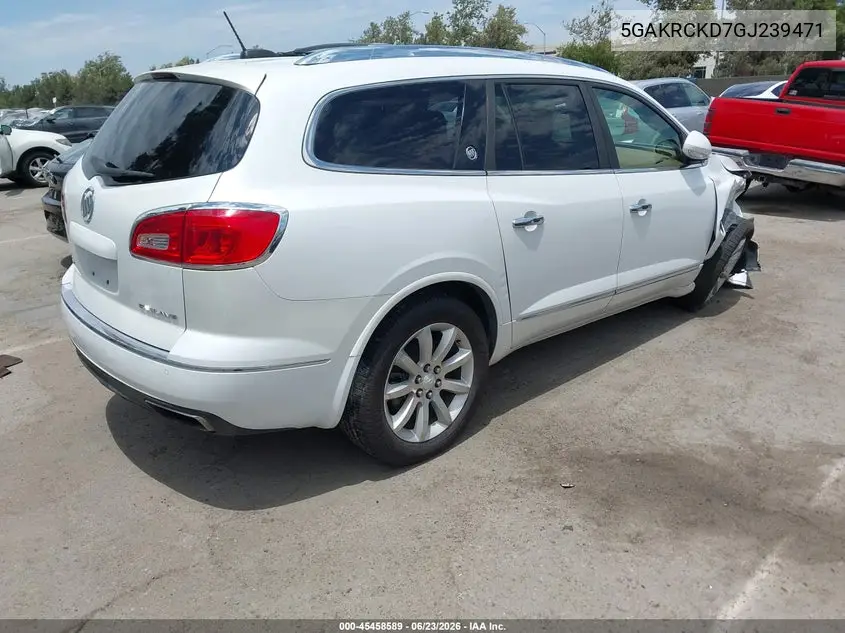 2016 Buick Enclave Premium VIN: 5GAKRCKD7GJ239471 Lot: 45458589