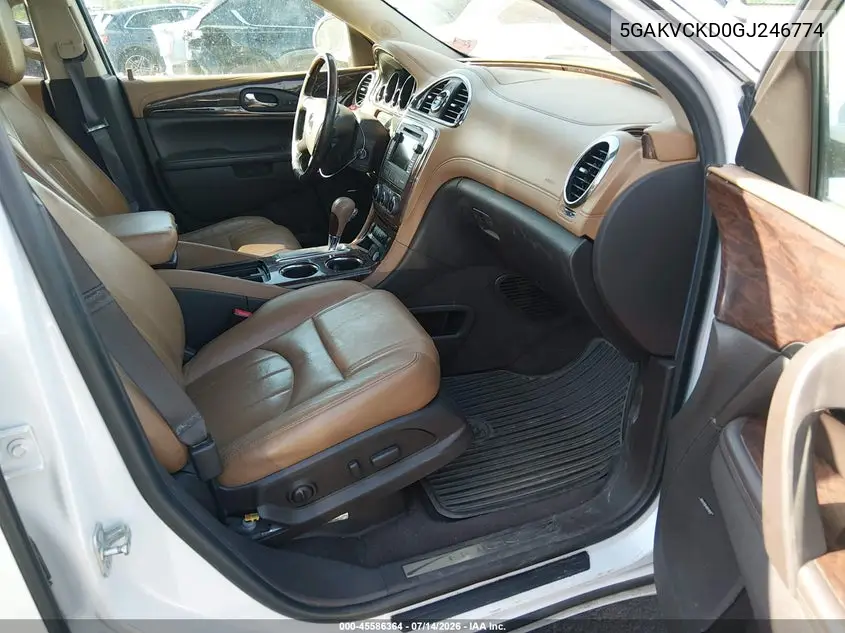 2016 Buick Enclave Premium VIN: 5GAKVCKD0GJ246774 Lot: 45586364