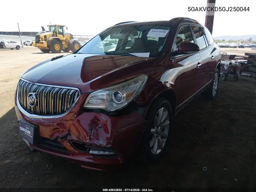 2016 Buick Enclave Premium VIN: 5GAKVCKD5GJ250044 Lot: 45632650