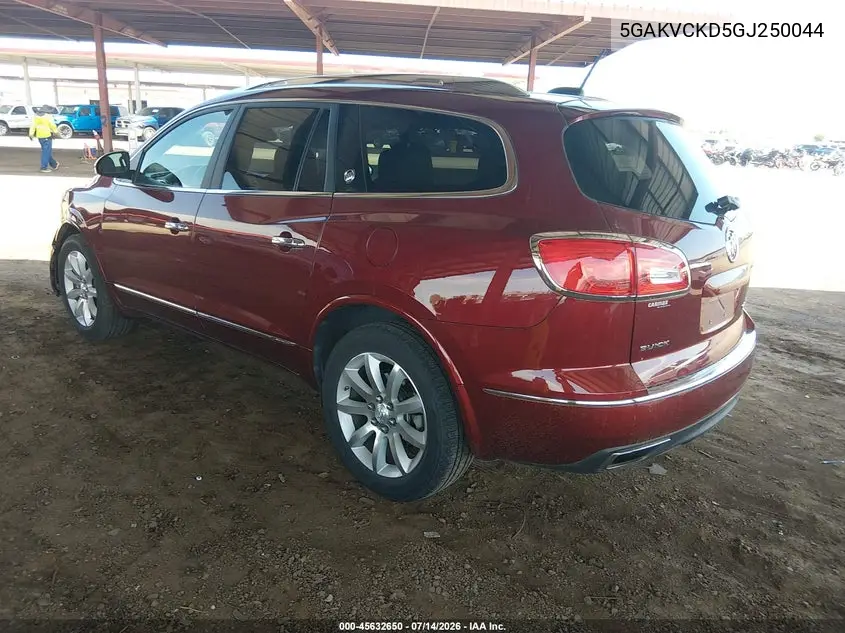 2016 Buick Enclave Premium VIN: 5GAKVCKD5GJ250044 Lot: 45632650