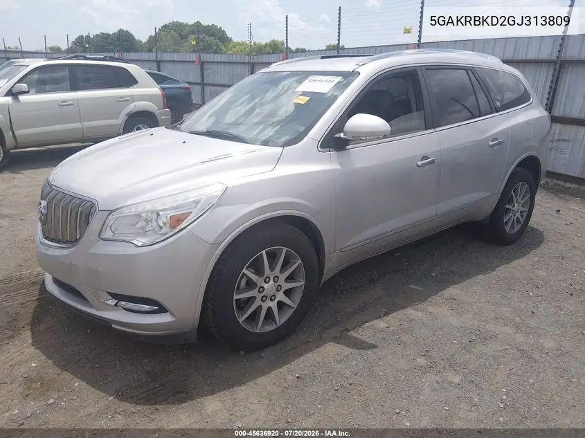 2016 Buick Enclave Leather VIN: 5GAKRBKD2GJ313809 Lot: 45636920