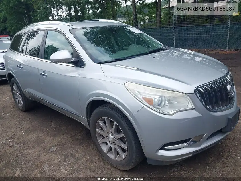 2016 Buick Enclave Leather VIN: 5GAKRBKD5GJ168037 Lot: 45670765