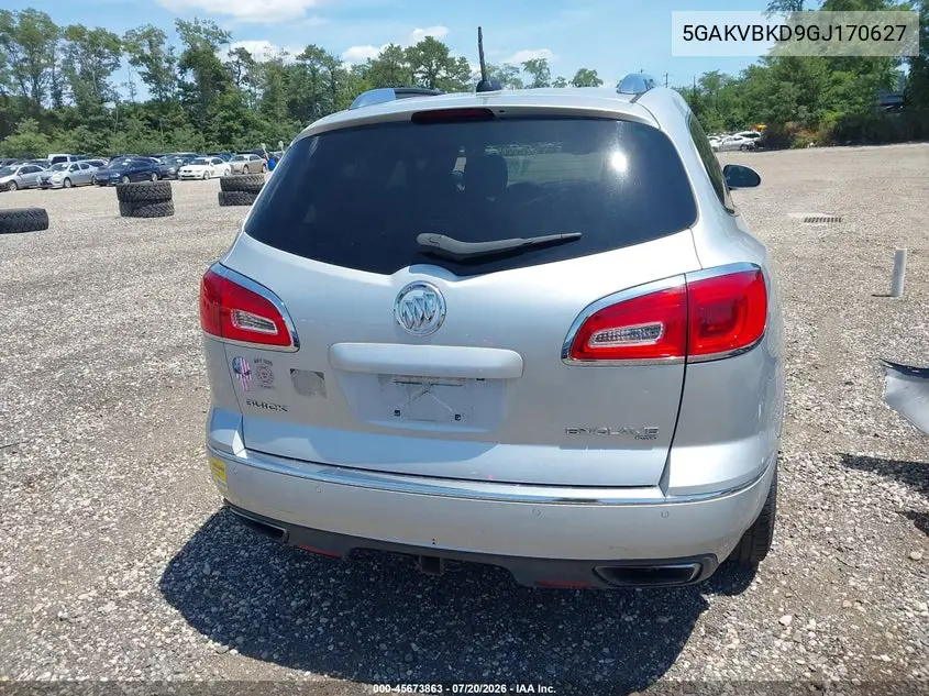 2016 Buick Enclave Leather VIN: 5GAKVBKD9GJ170627 Lot: 45673863