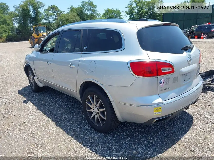 2016 Buick Enclave Leather VIN: 5GAKVBKD9GJ170627 Lot: 45673863
