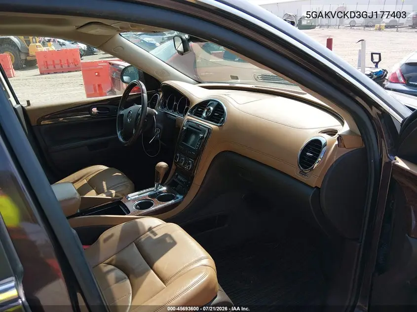 2016 Buick Enclave Premium VIN: 5GAKVCKD3GJ177403 Lot: 45693600