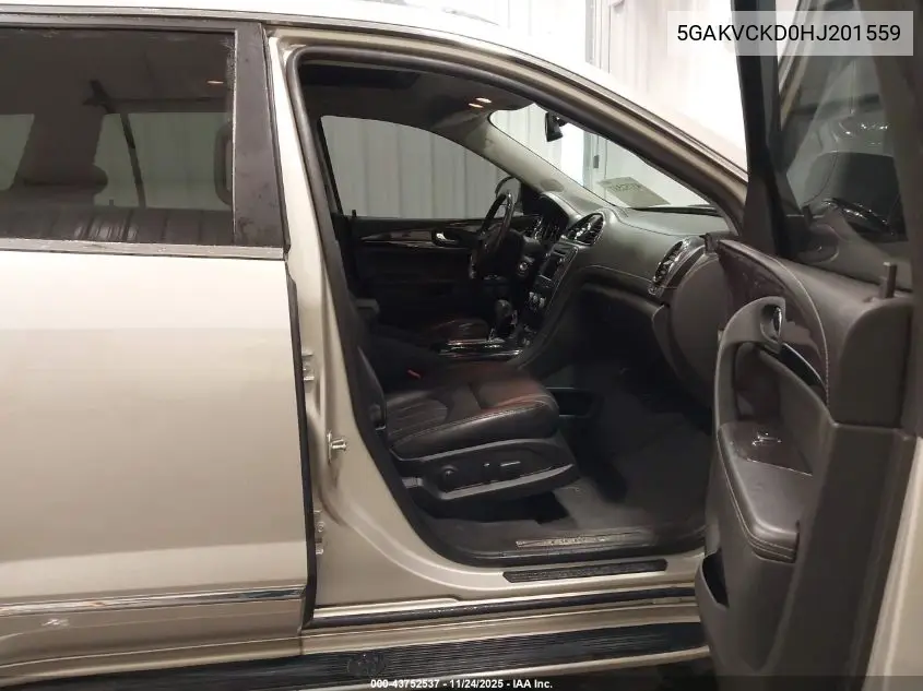 5GAKVCKD0HJ201559 2017 Buick Enclave Premium