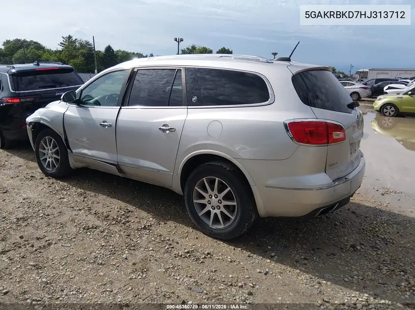 2017 Buick Enclave Leather VIN: 5GAKRBKD7HJ313712 Lot: 45360779