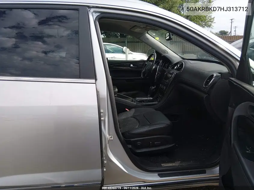 2017 Buick Enclave Leather VIN: 5GAKRBKD7HJ313712 Lot: 45360779
